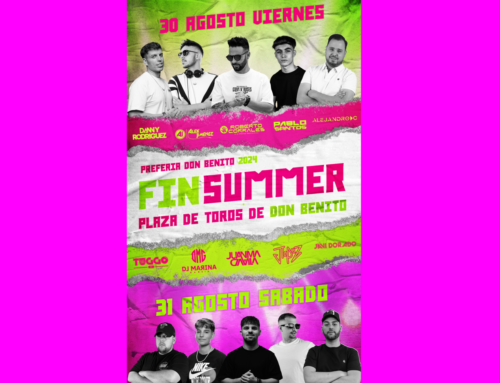El festival ‘Fin Summer’ cerrará la programación musical de la temporada estival en Don Benito