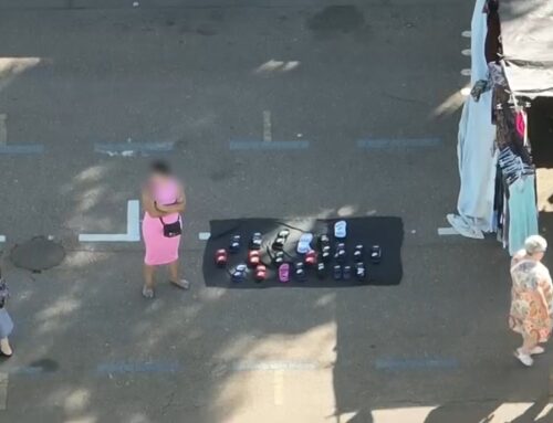 El dron de la Policía Local de Don Benito graba a una vendedora sin autorización en el mercadillo