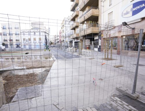 Se reinician las obras de la Plaza de España de Don Benito y vuelven a restablecer los cortes de tráfico en la zona