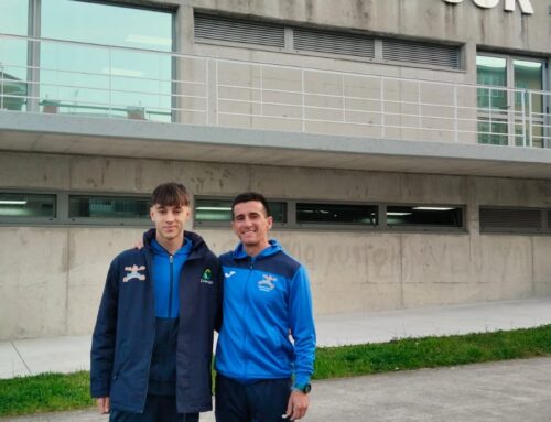 El dombenitense Agustín Gallardo compite en el Campeonato de España Infantil de Natación